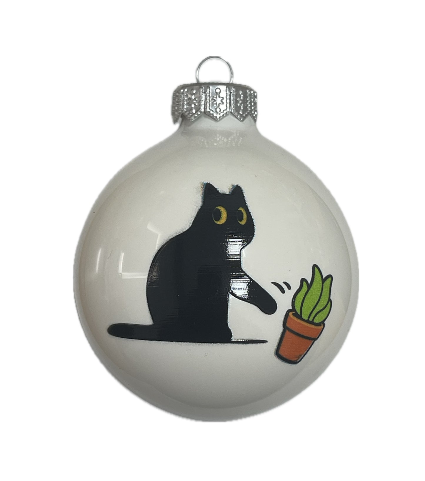 Das Leben mit einer Katze... - weiss