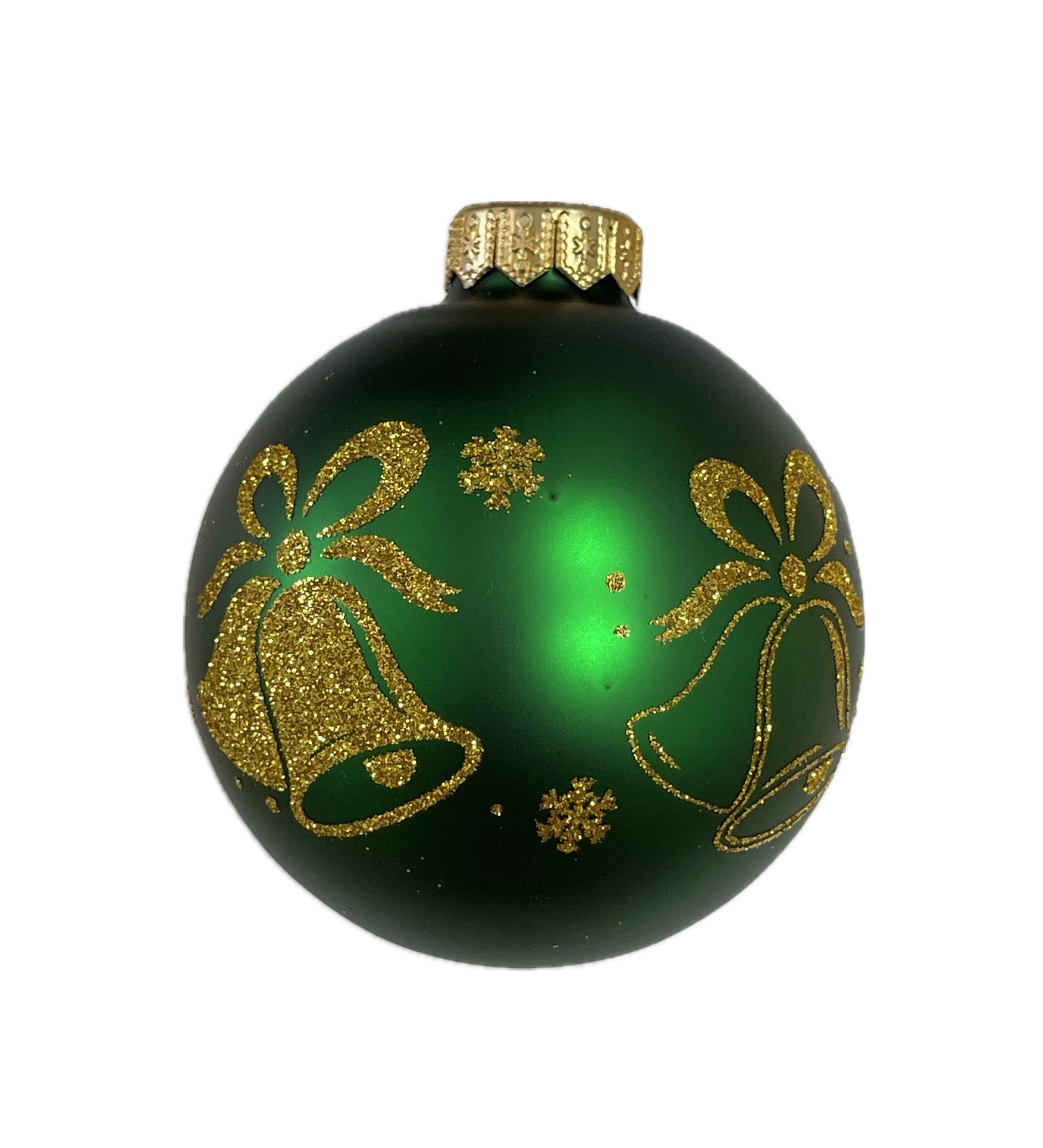 Klassische Weihnachtsglocke - grün