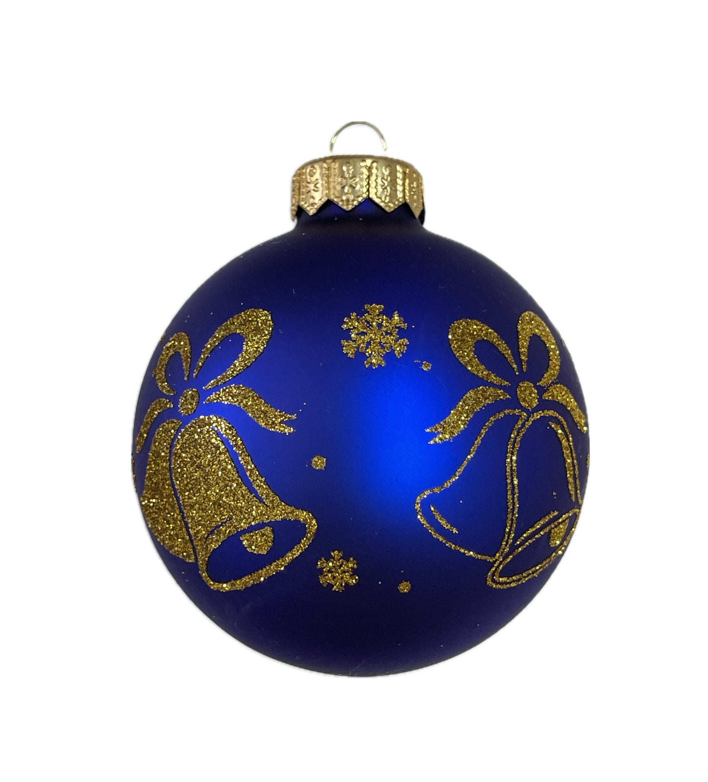 Klassische Weihnachtsglocke - blau