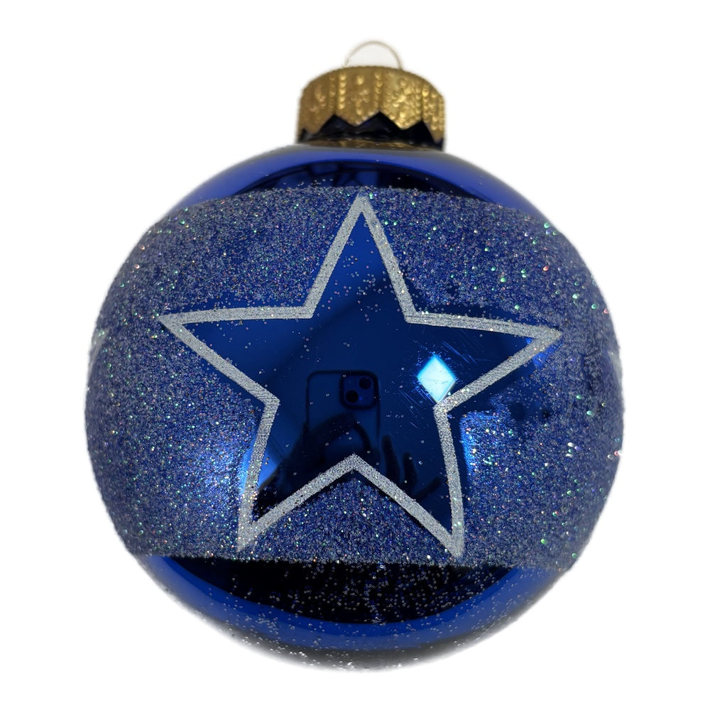 Premium Weihnachtskugel Funkelnder Sternenzauber