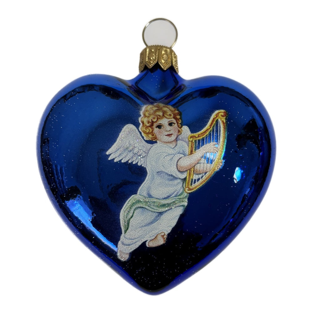 Premium Weihnachtskugel Engelsmelodie
