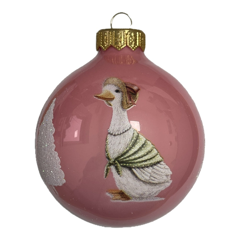 Premium Weihnachtskugel Vintage Ente