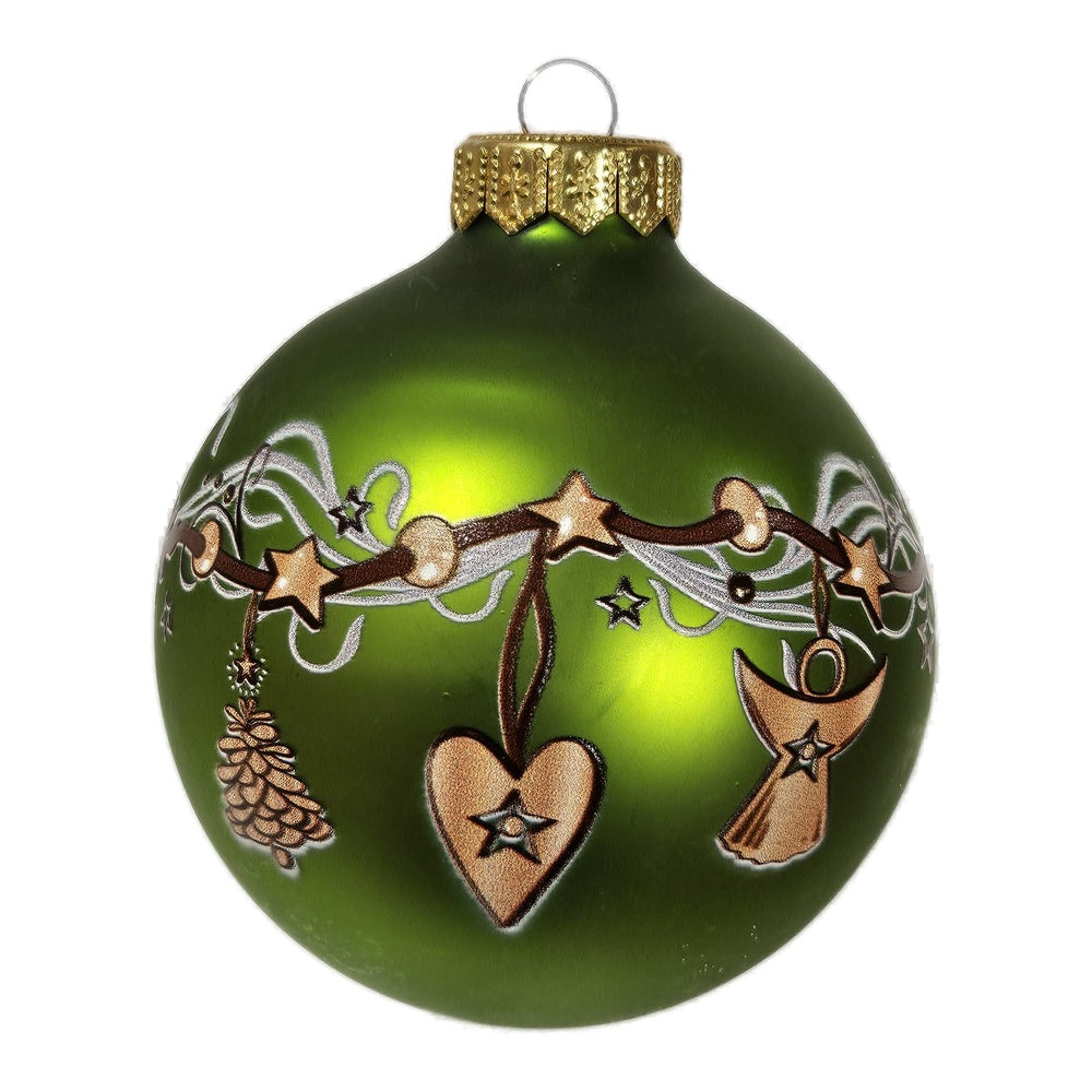 Premium Weihnachtskugel Weihnachtszweig