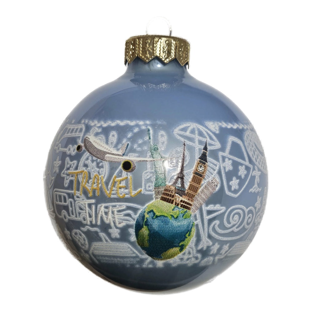 Premium Weihnachtskugel Travel Dreams