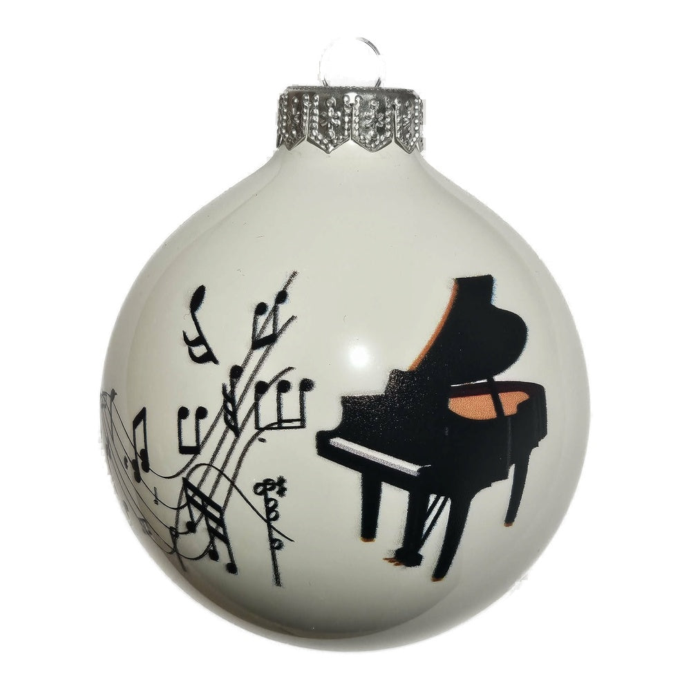 Premium Weihnachtskugel Klavier