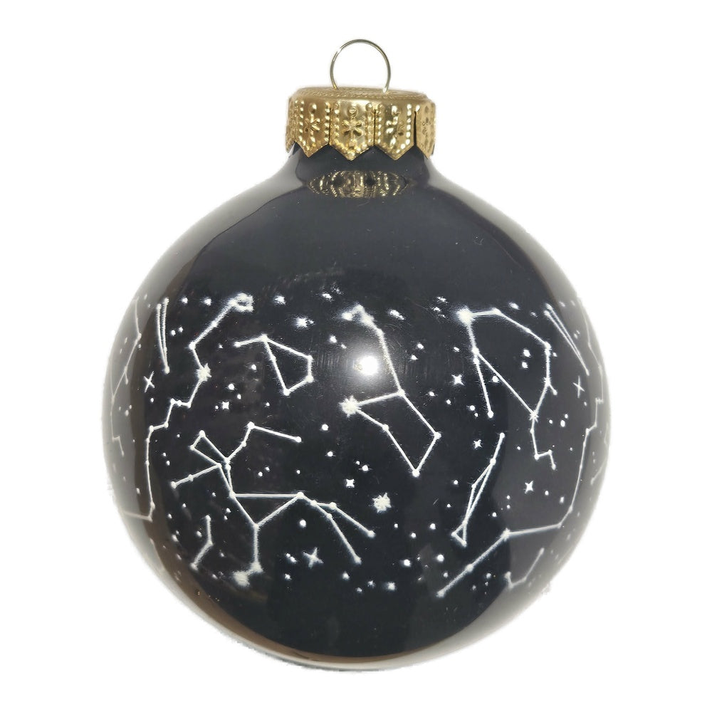 Premium Weihnachtskugel Sternbilder
