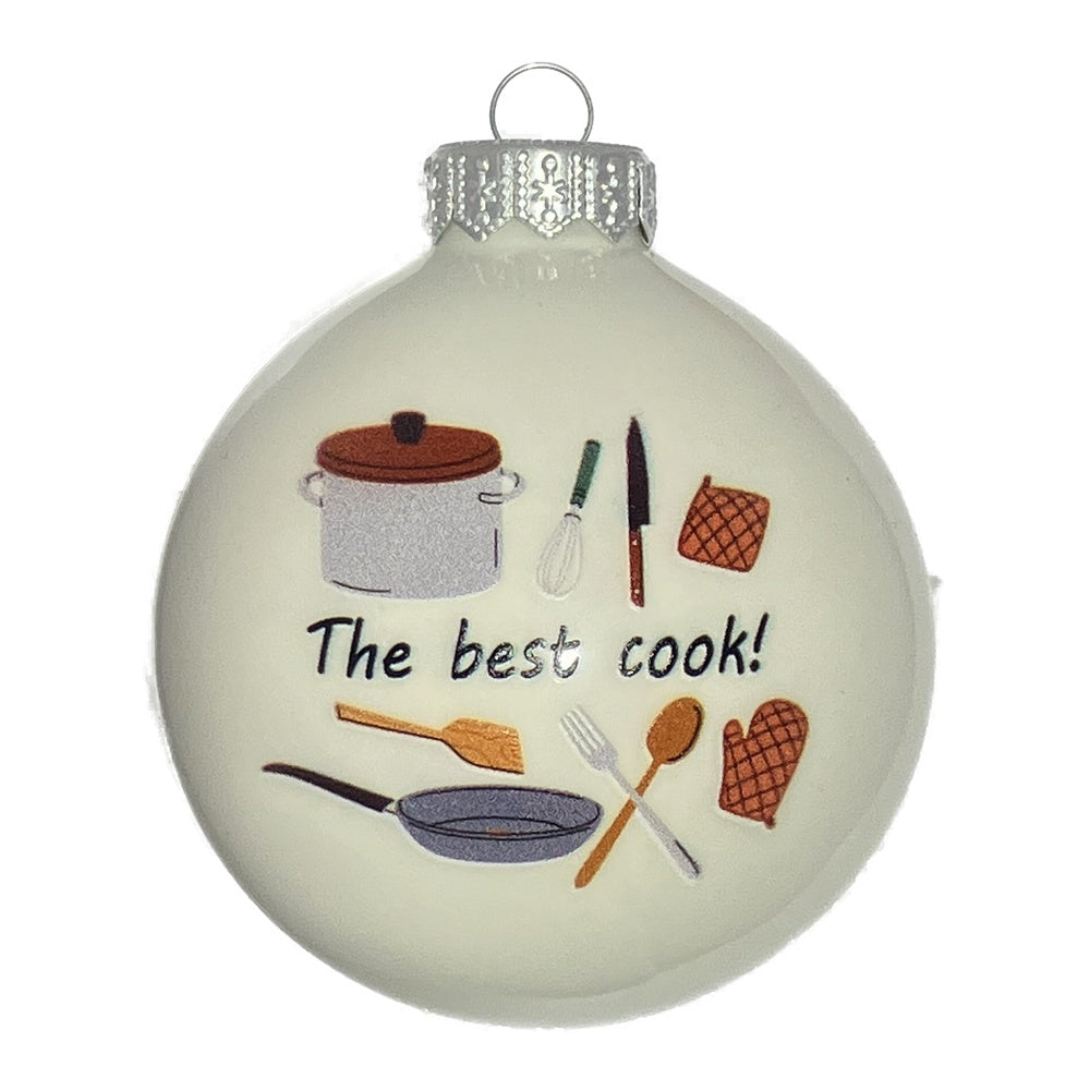 Premium Weihnachtskugel The Best Cook