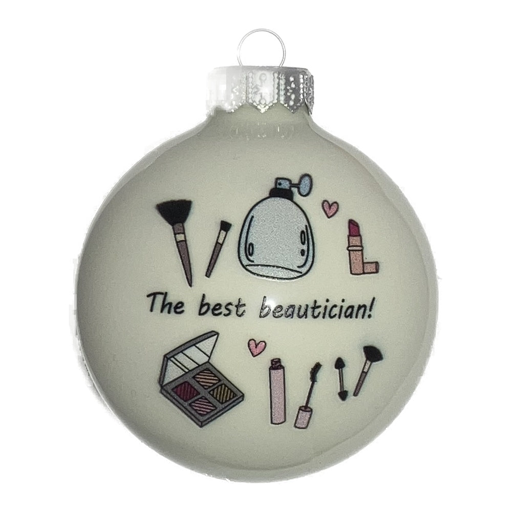 Premium Weihnachtskugel The Best Beautician