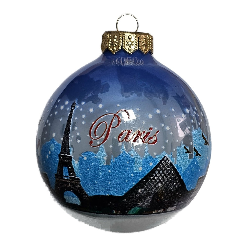 Premium Weihnachtskugel Paris