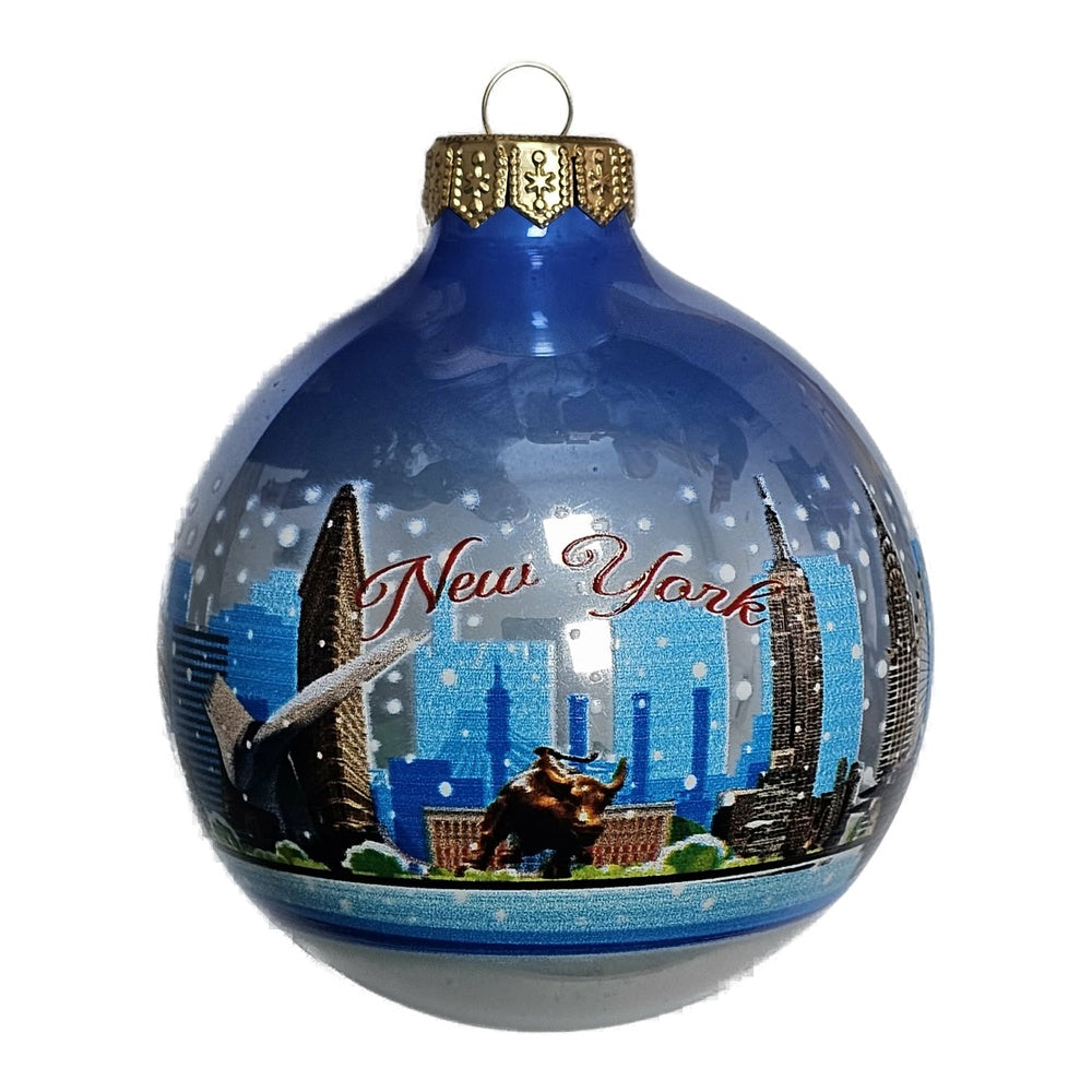 Premium Weihnachtskugel New York