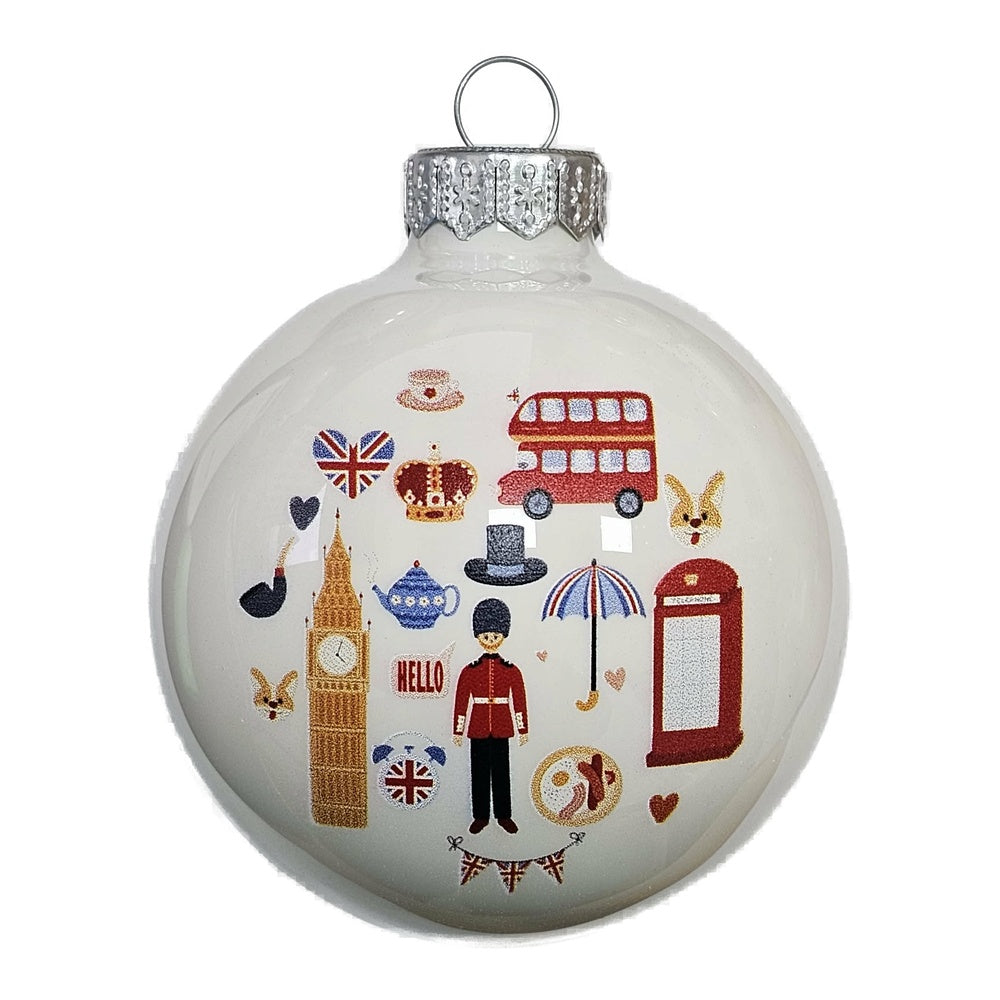 Premium Glaskugel Symbole Londons