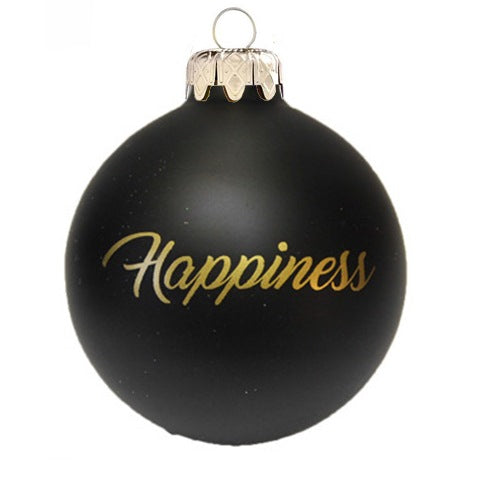 Happiness - schwarz