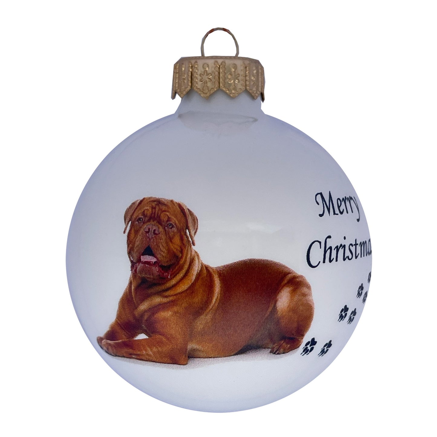 Bordeaux Dogge - weiss