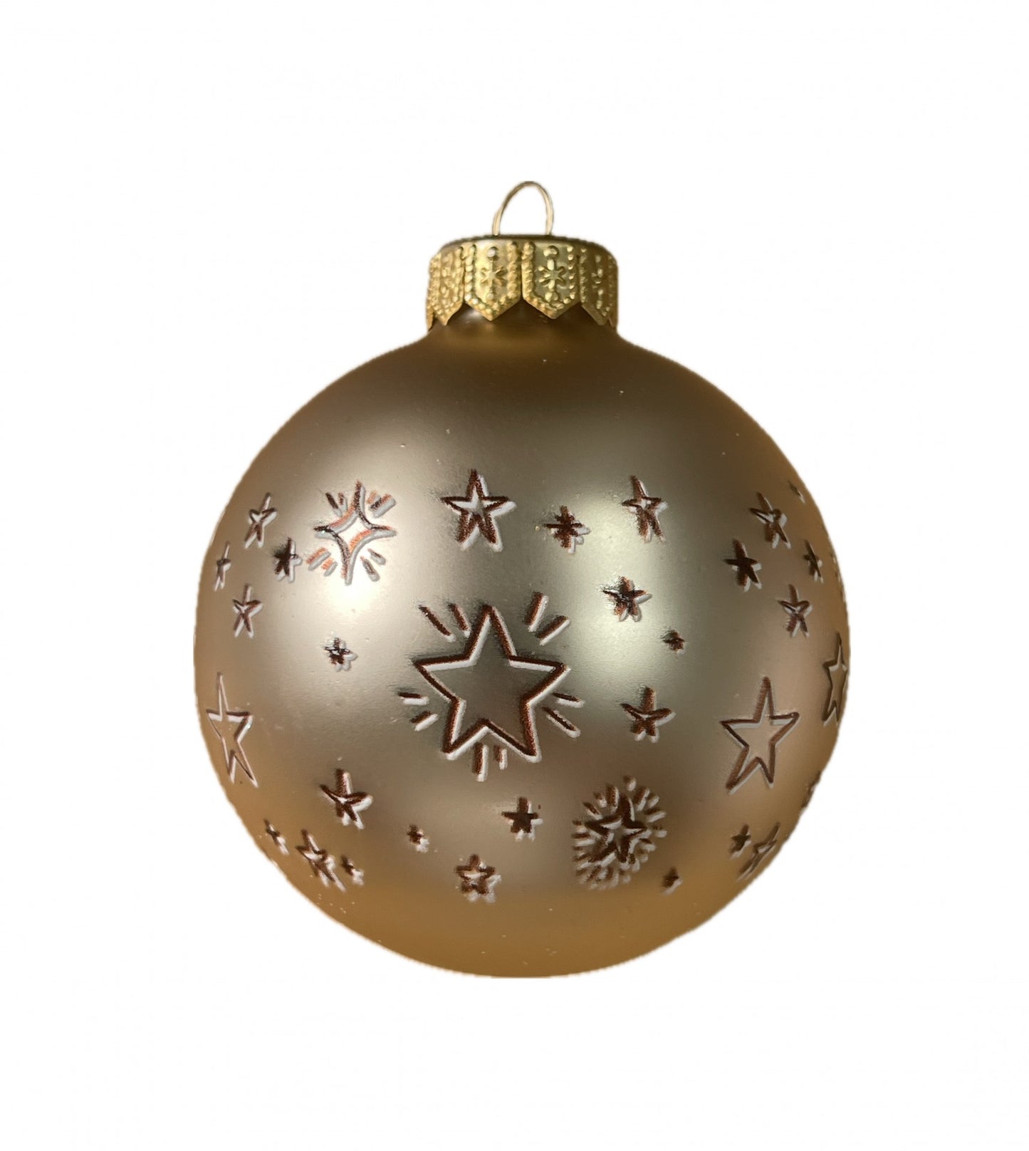 Schlitten des Weihnachtsmanns - gold