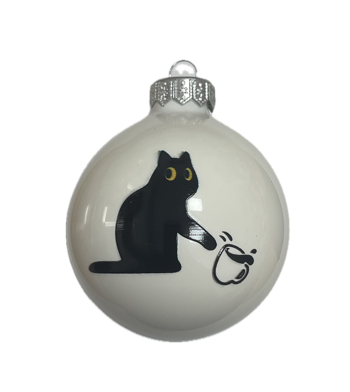 Das Leben mit einer Katze... - weiss