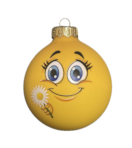Emoji - mit Blume