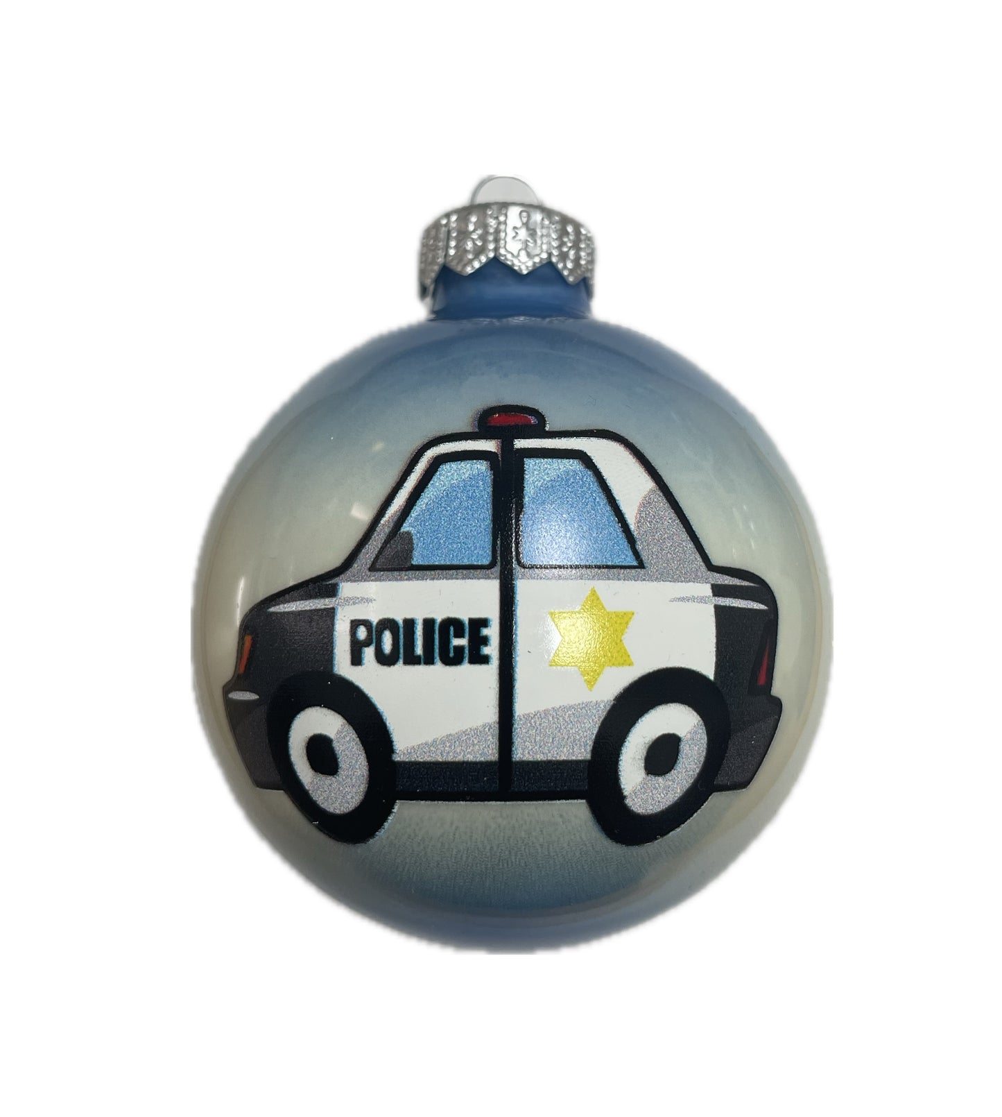 Polizeiwagen - blau-weiß-blau