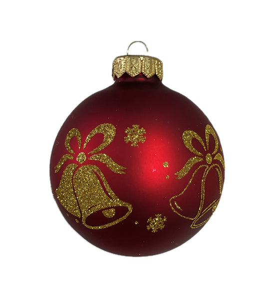 Klassische Weihnachtsglocken - rot