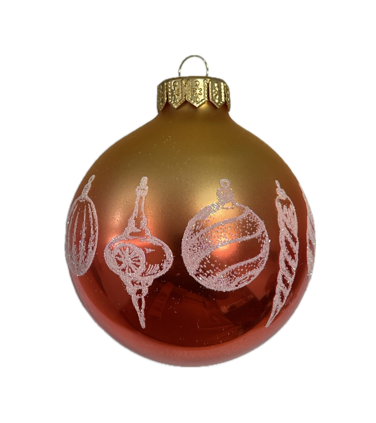 Klassische Weihnachtsschmuck Motive - orange
