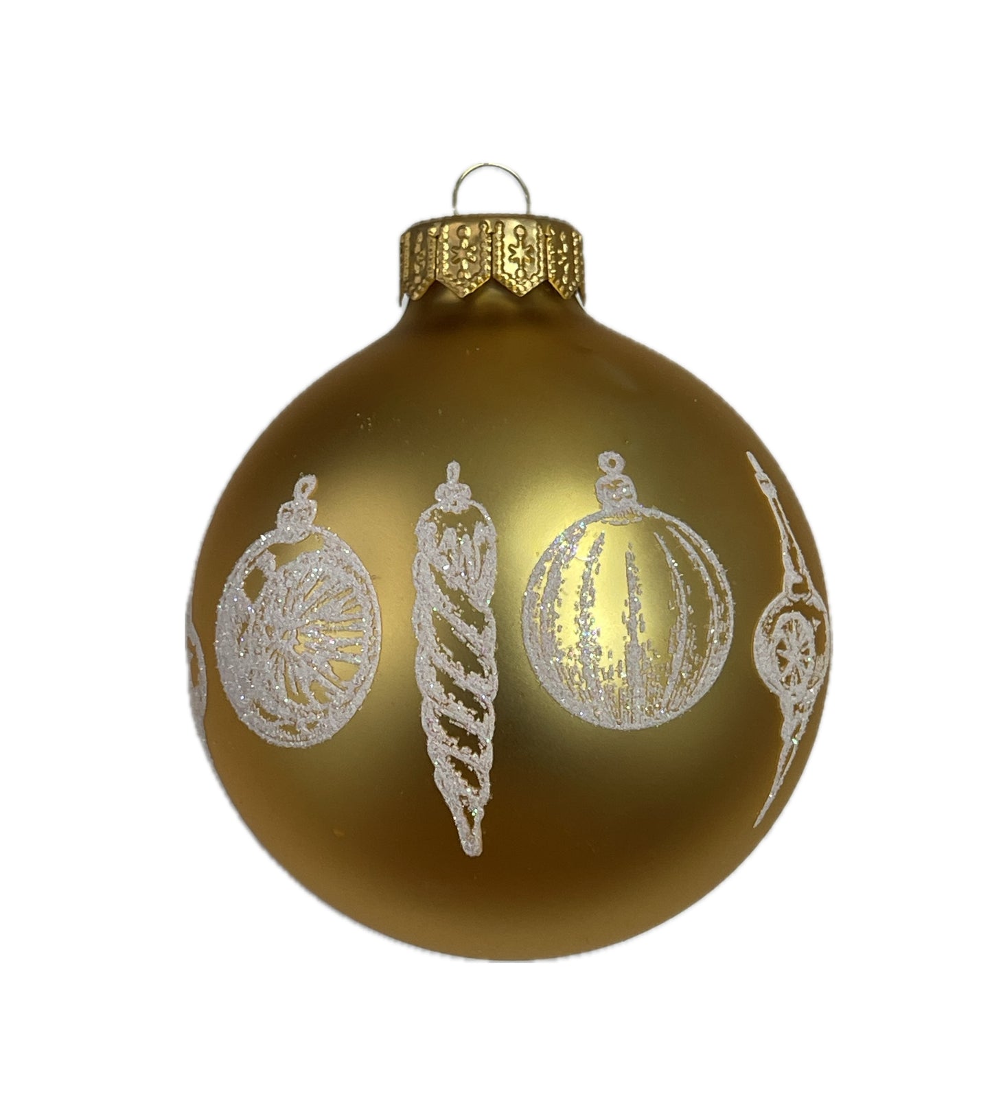 Klassische Weihnachtsschmuck Motive - gold