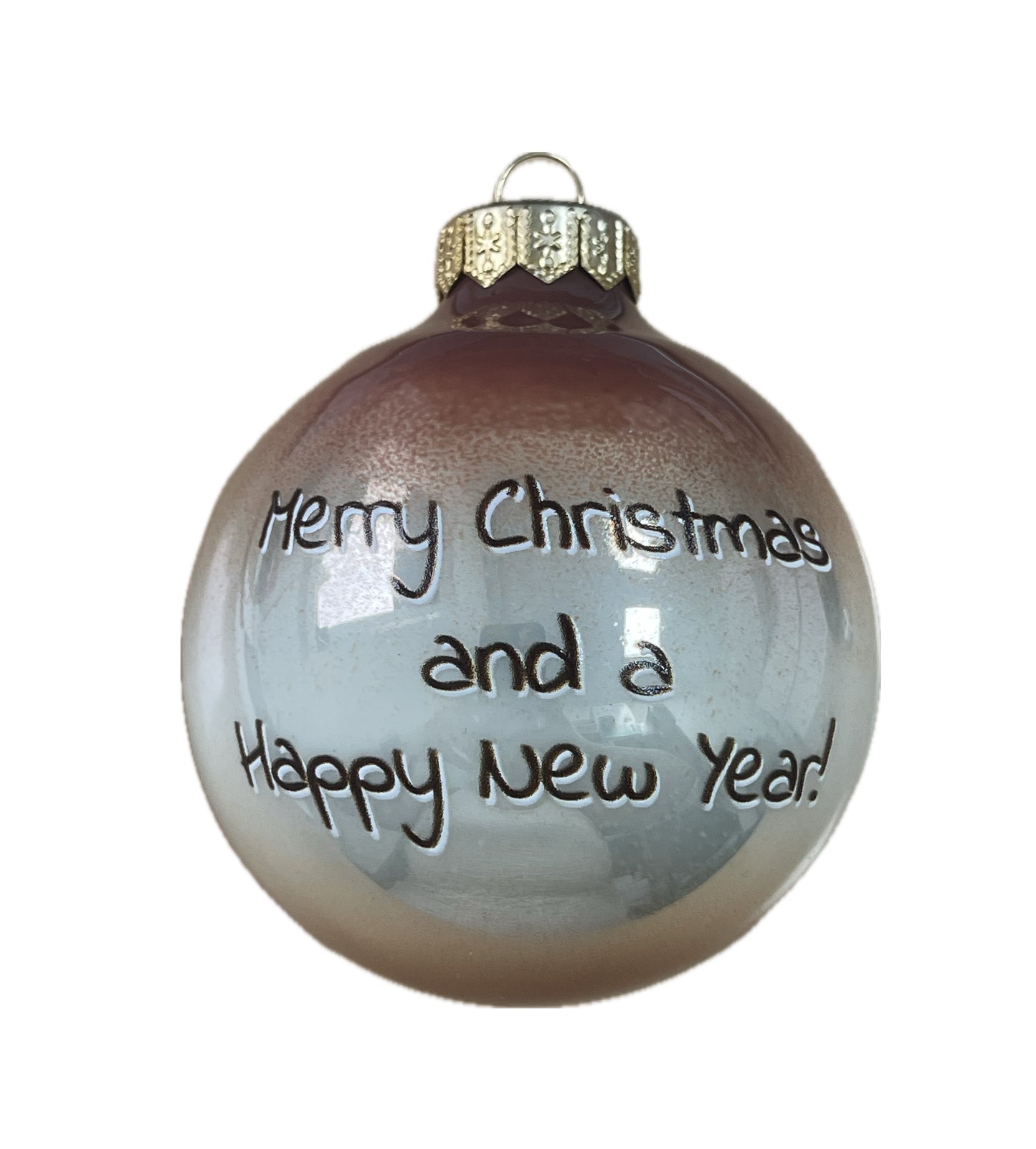 Merry Christmas and a Happy New Year! -beige-weiss-beige