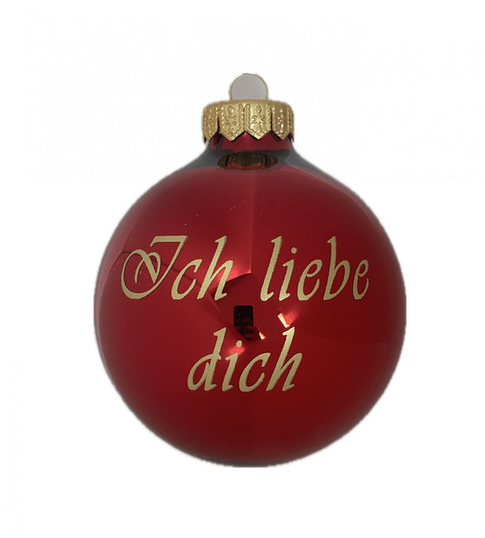 Ich liebe dich - rot