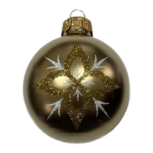 Premium Weihnachtskugel mit zauberhaften Verzierungen