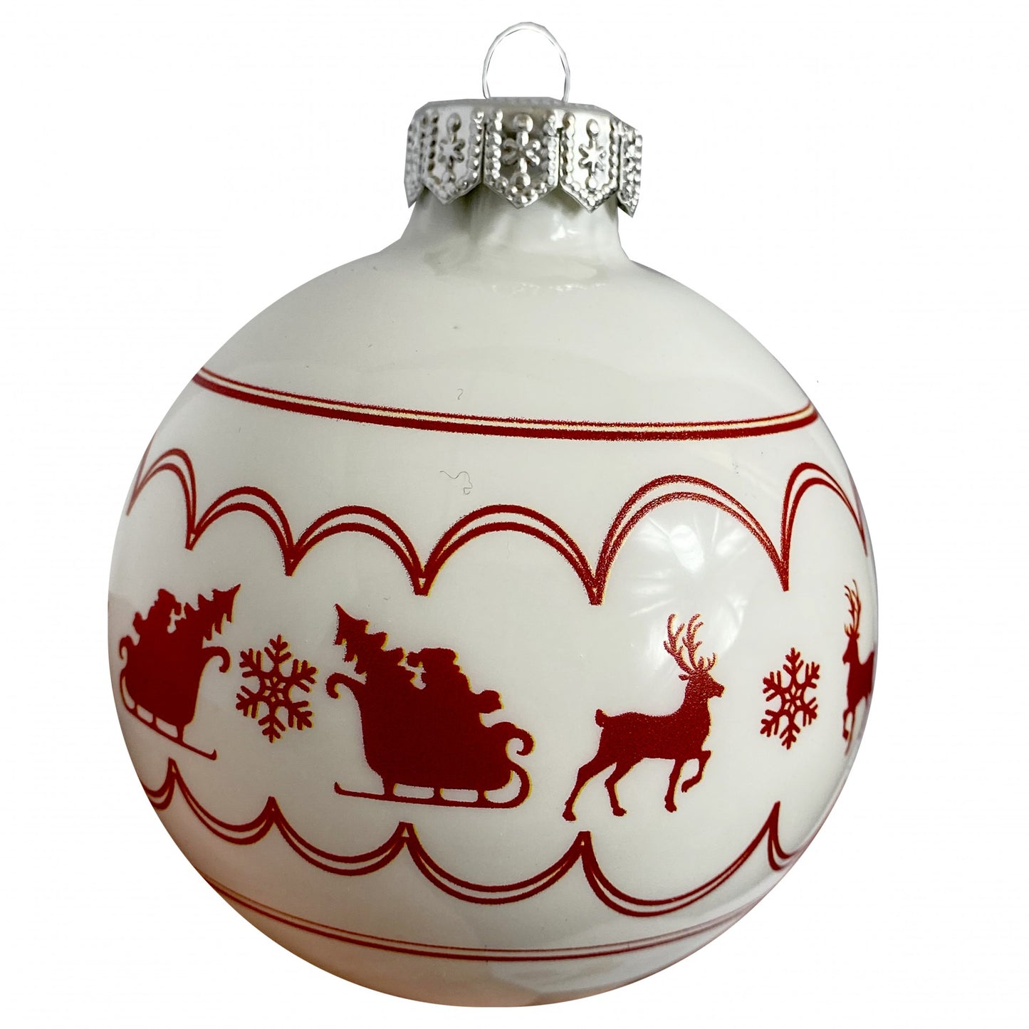 Klassiche Weihnachtsmotive - weiss