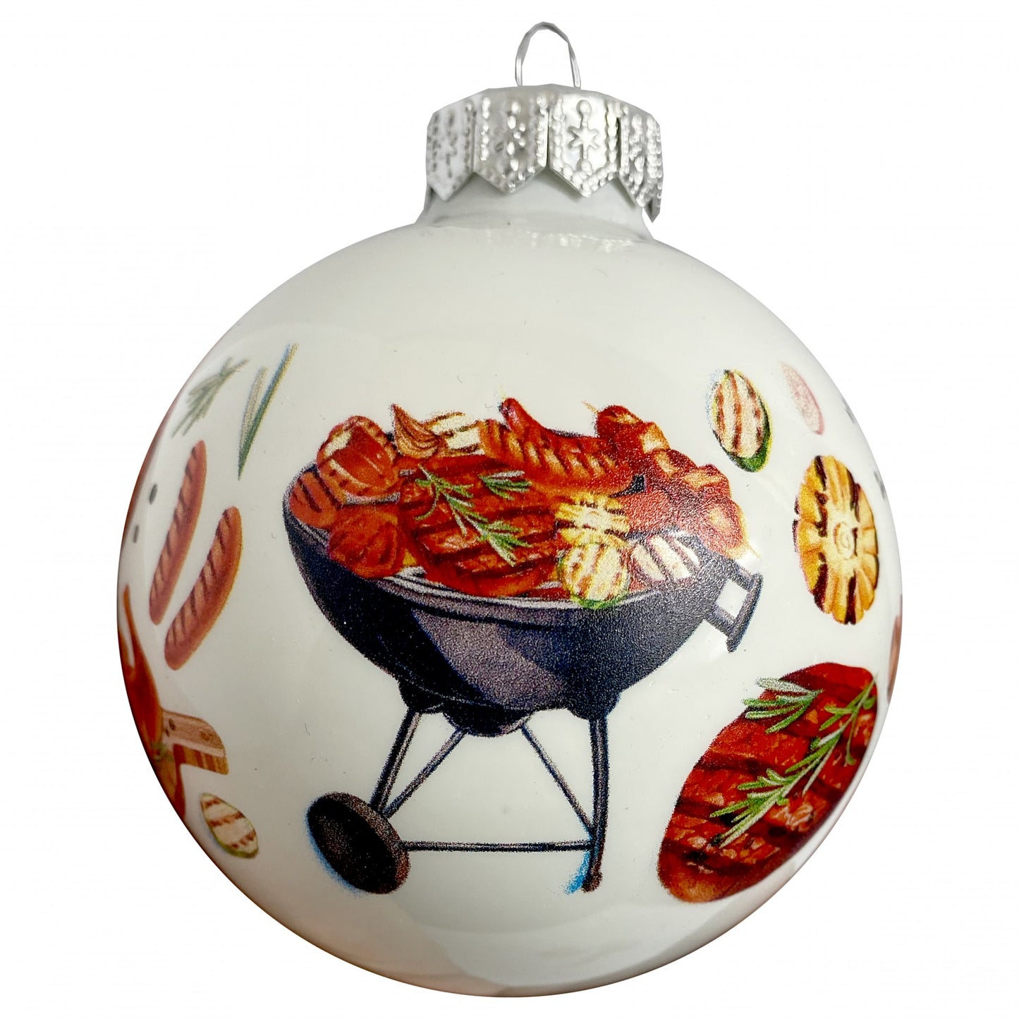 Grill-Barbecue - weiss