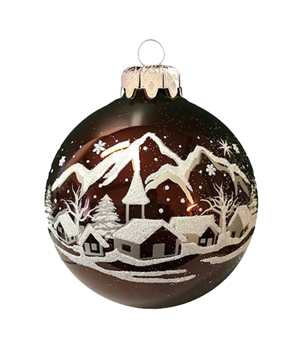 Klassisches Winterdorf - kastanie