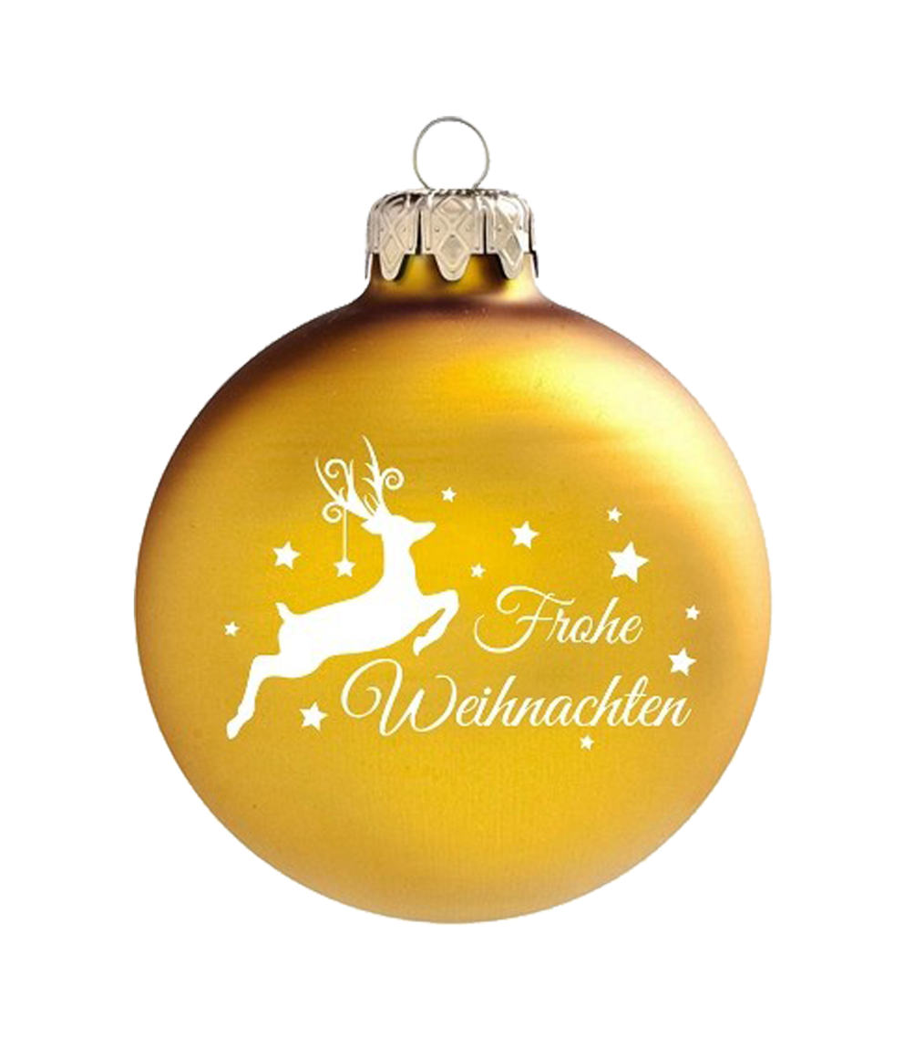 Frohe Weihnachten - gold