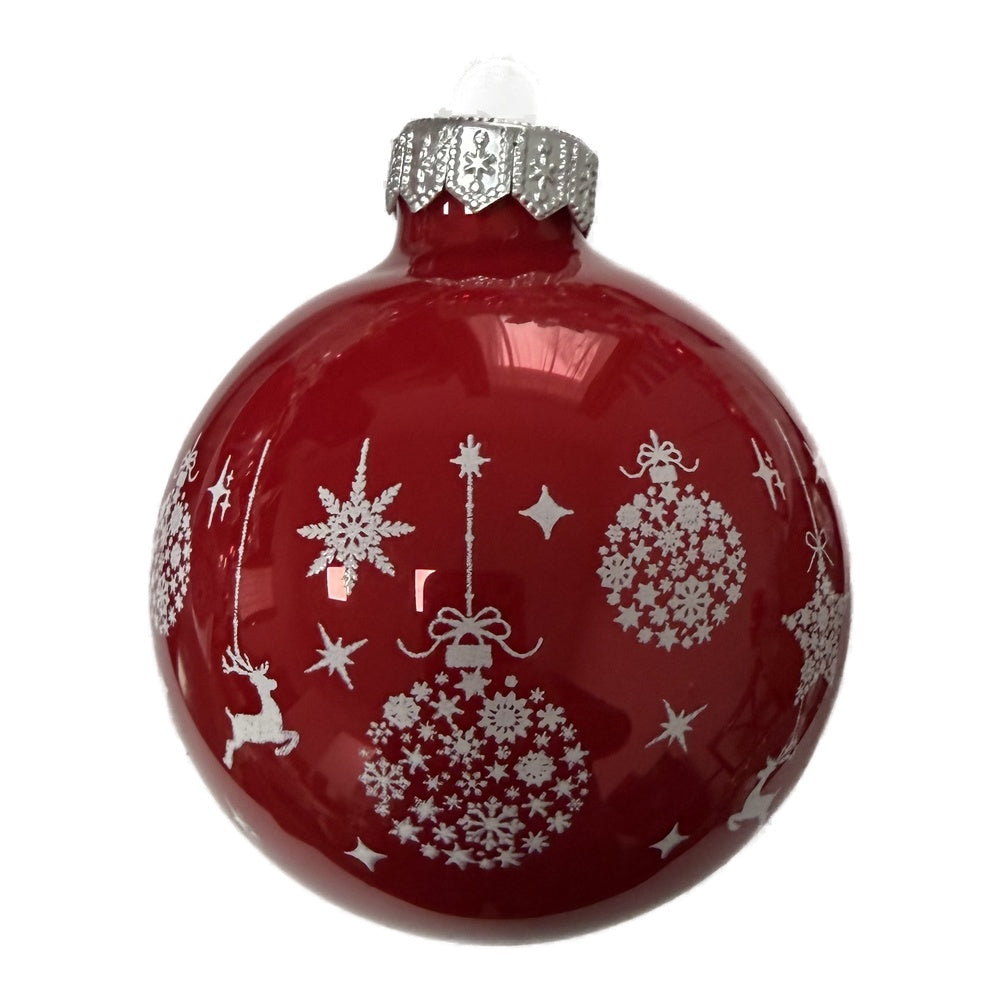 Premium Weihnachtskugeln mit festlichen Motiven