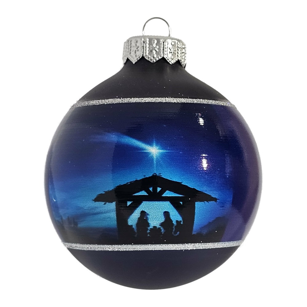 Premium Weihnachtskugel Die Heilige Nacht