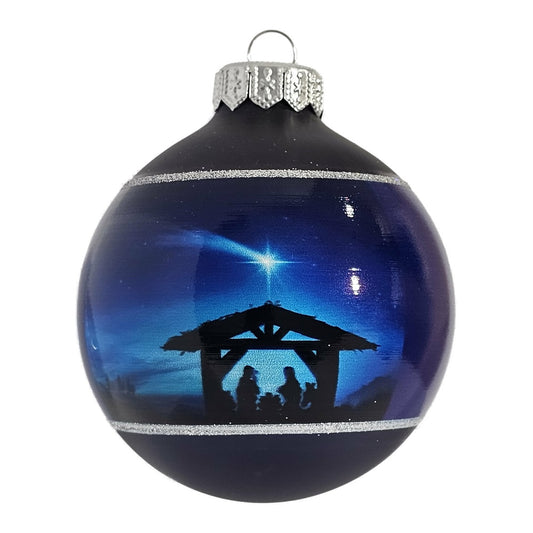 Premium Weihnachtskugel Die Heilige Nacht