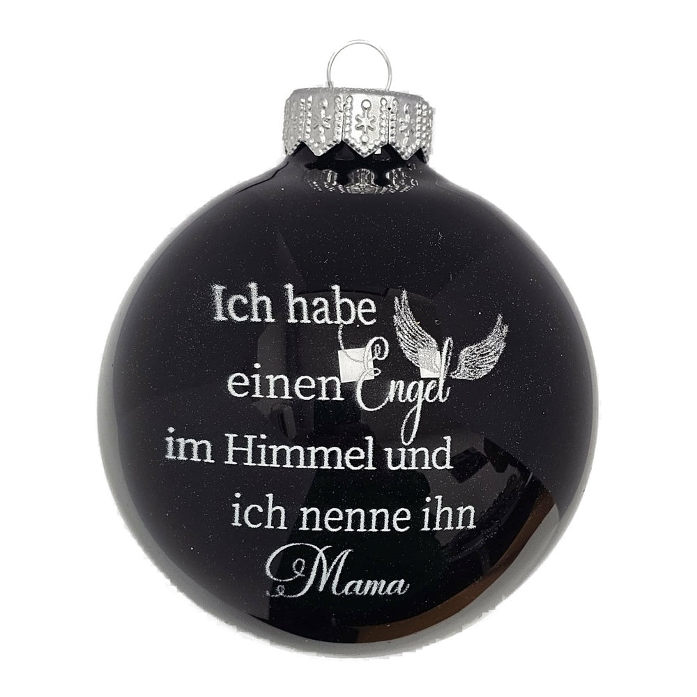 Premium Weihnachtskugel Engel im Himmel..Mama