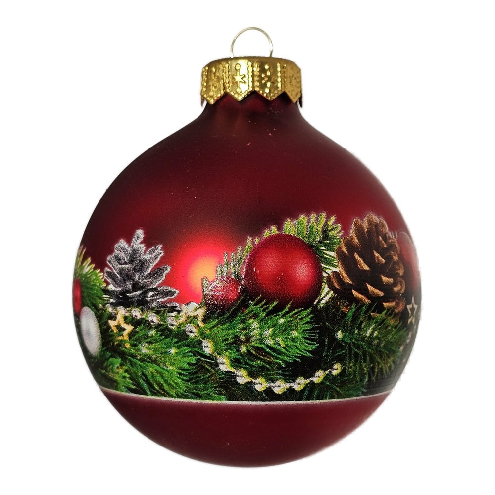 Premium Weihnachtskugel Weihnachtszauber