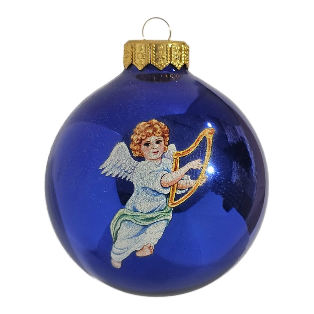 Premium Weihnachtskugel Engelsmelodie