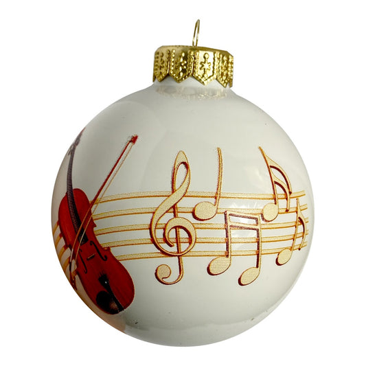 Premium Weihnachtskugel Violine