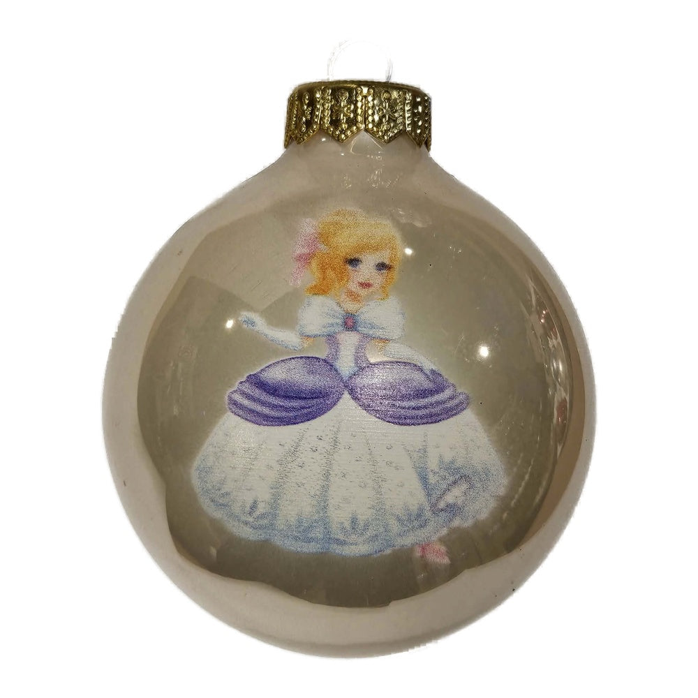 Premium Weihnachtskugel Prinzessin