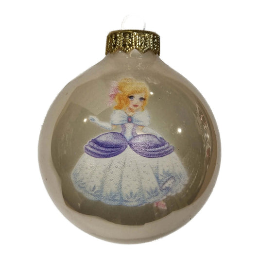 Premium Weihnachtskugel Prinzessin