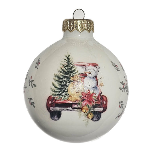 Premium Weihnachtskugel Weihnachtsfahrt