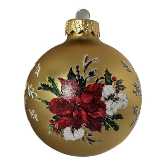Premium Weihnachtskugel Weihnachtsstern