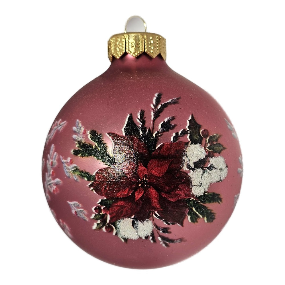 Premium Weihnachtskugel Weihnachtsstern