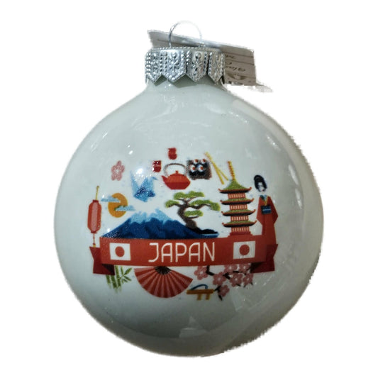 Premium Weihnachtskugel Symbole Japans