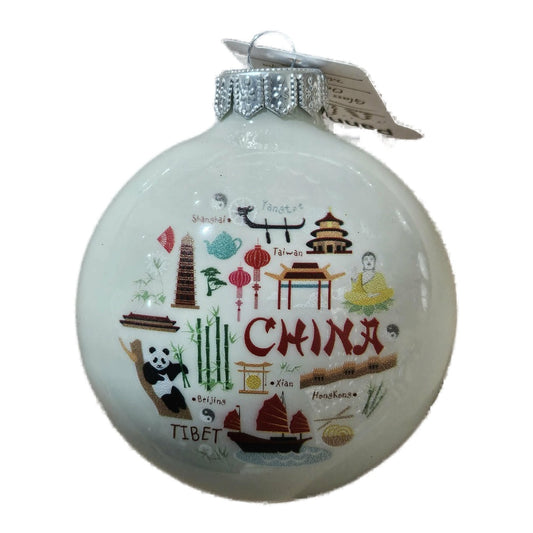 Premium Weihnachtskugel Symbole Chinas