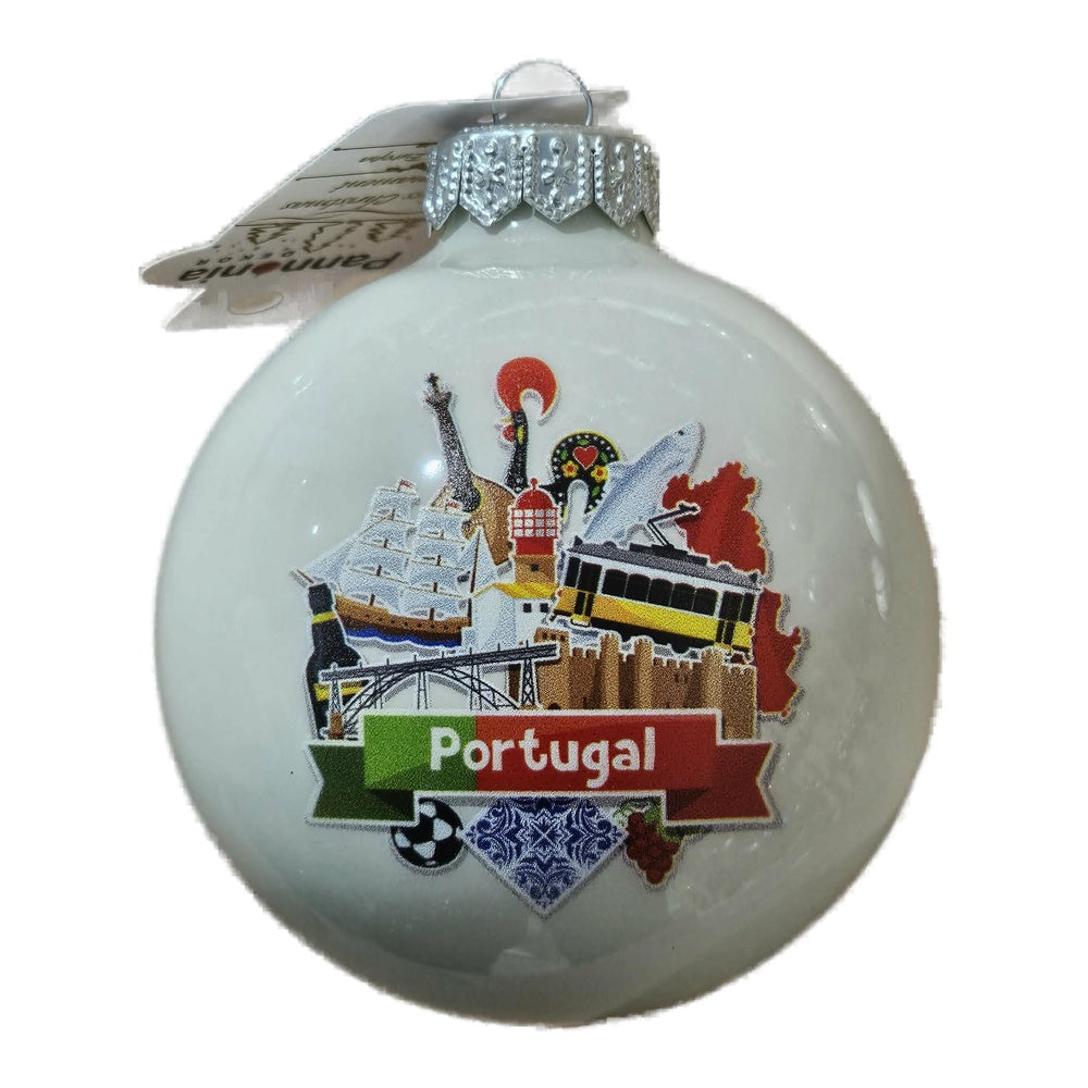 Premium Weihnachtskugel Symbole Portugals