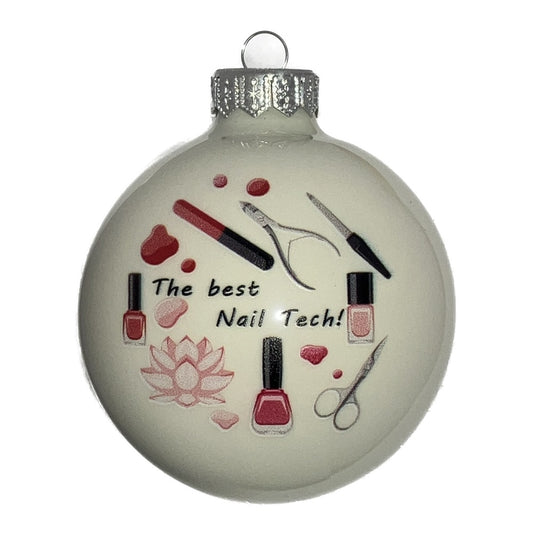 Premium Weihnachtskugel The Best Nail Tech