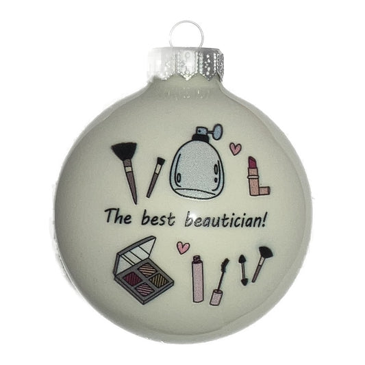 Premium Weihnachtskugel The Best Beautician