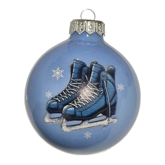 Premium Weihnachtskugel Ornament - Blau