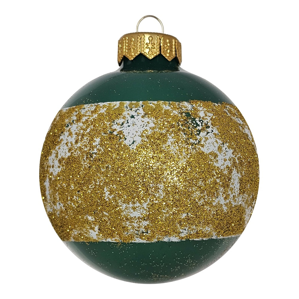 Premium Weihnachtskugel Goldener Schimmer